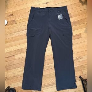 Eddie Bauer Dark Gray Fleece Lined Cargo Pants